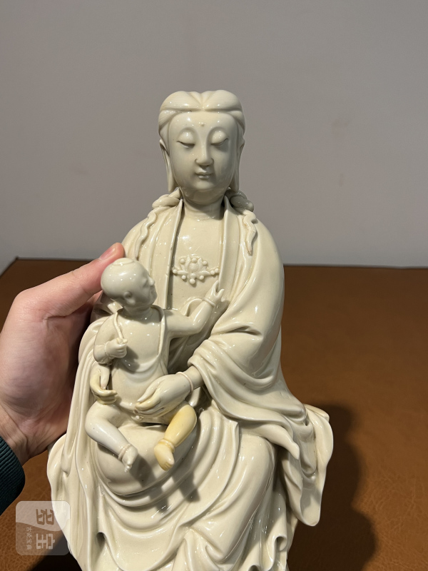 十七世纪 德化送子观音坐像 - 图4